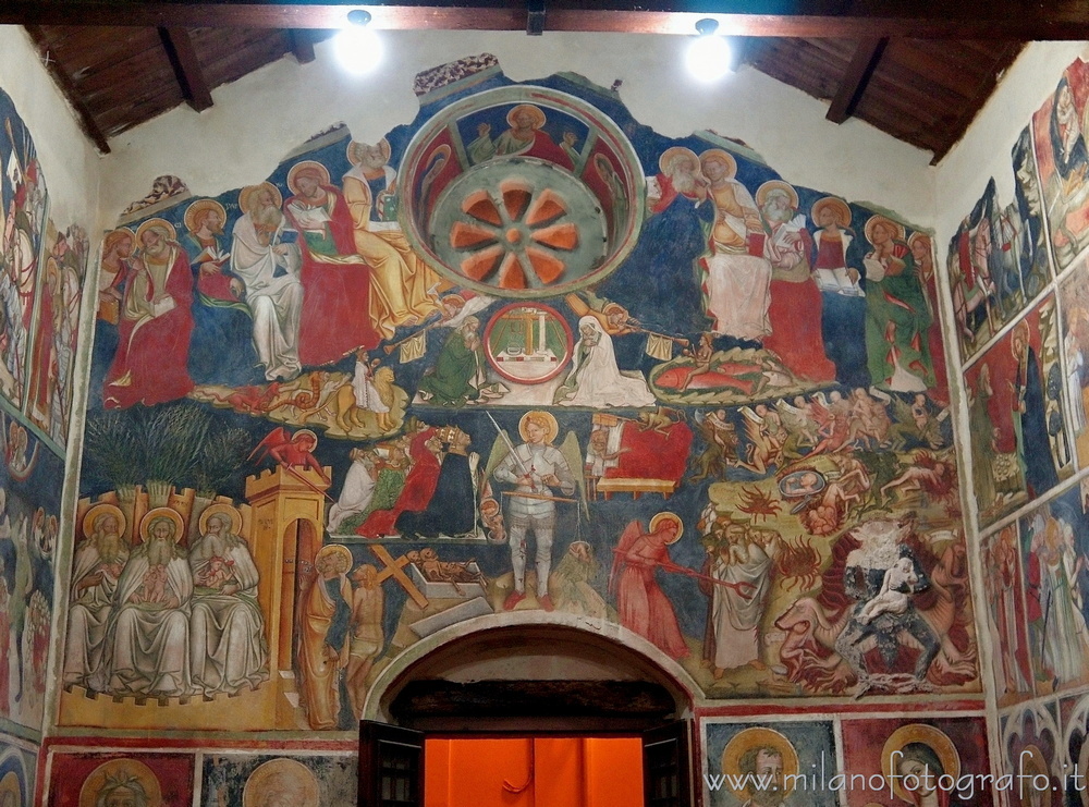 Soleto (Lecce) - Affresco del Giudizio Universale sulla controfacciata della Chiesa di Santp Stefano